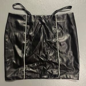 SHEIN Faux Leather Skirt Size Small